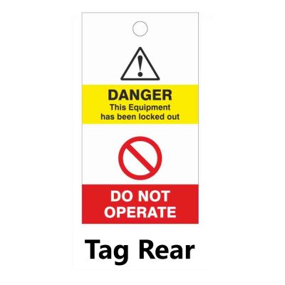 Caution This Equipment has.. Lockout Tagout Tags #2